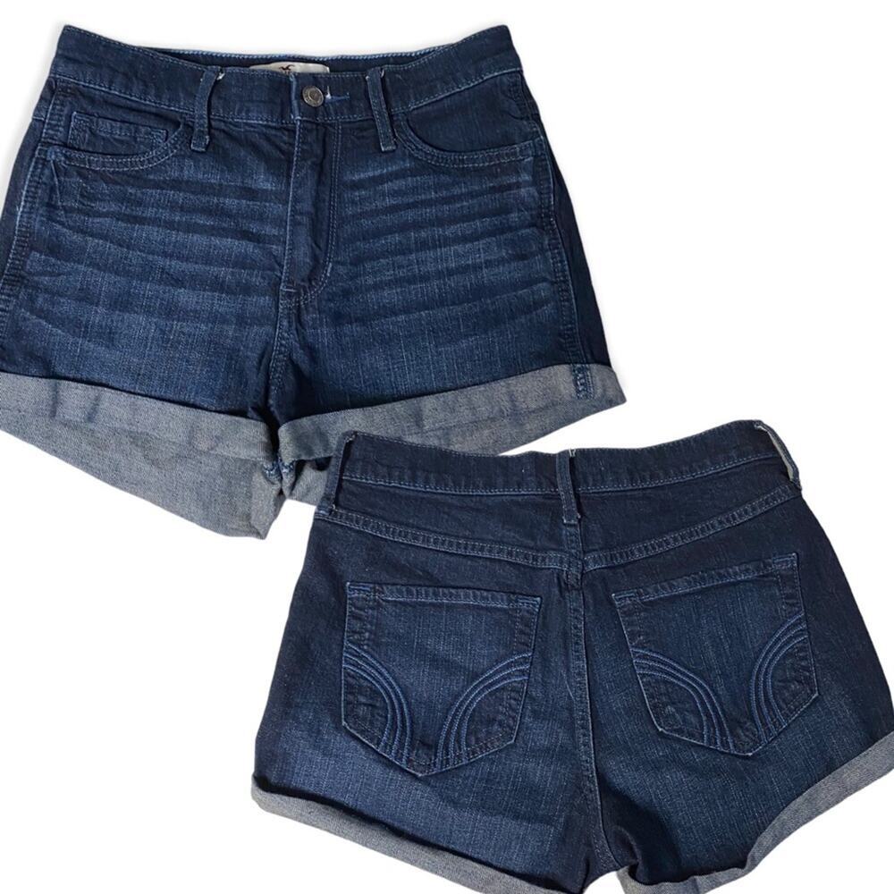 Hollister Denim Jean Shorts Size 3 waist 26 Like new condition